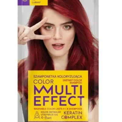 Joanna multi effect color keratin complex szamponetka -05 porzeczkowa czerwień 35 g