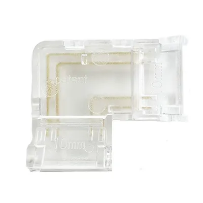 Złączka LED RGB 10mm 90 stopni zaciskowa Szybki montaż