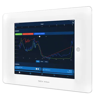 Szklana Ramka na tablet Apple iPad 10,2” FT-01i kolor Biały