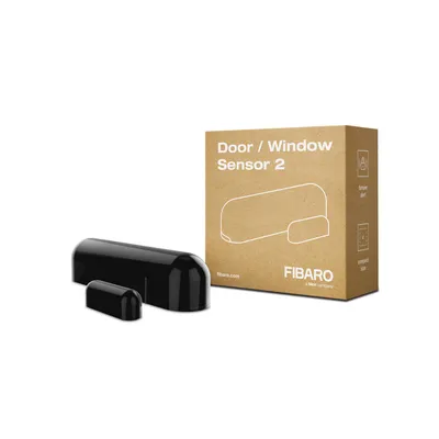 Door Window Sensor 2 CZARNY FGDW-002-3 ZW5 kontaktron FIBARO