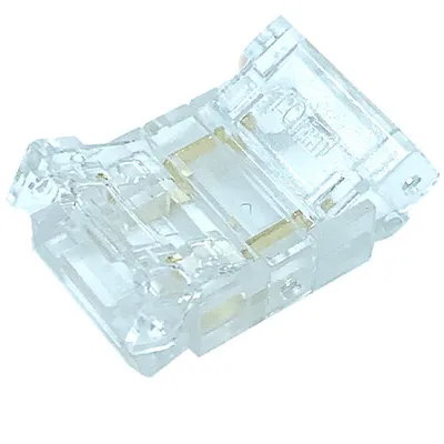 Złączka do Taśmy LED COB 10mm – Połączenie z Kablem Dwużyłowym, Zaciskowa