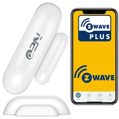 Czujnik otwarcia okna drzwi Z-WAVE kontaktron kompatybilny z Fibaro Smarthings