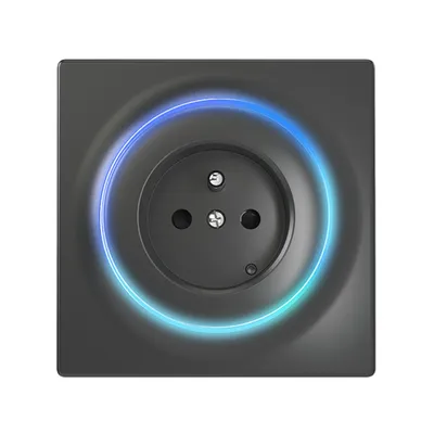 Fibaro Walli Outlet E Antracyt Inteligentne gniazdko z-wave FGWOE-011-8