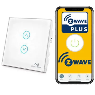 Dotykowy kontroler rolet i żaluzji MH-C421 MCOHome Biały Z-Wave