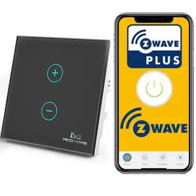 Dotykowy ściemniacz MH-DT411 MCOHome (Czarny) Z-Wave